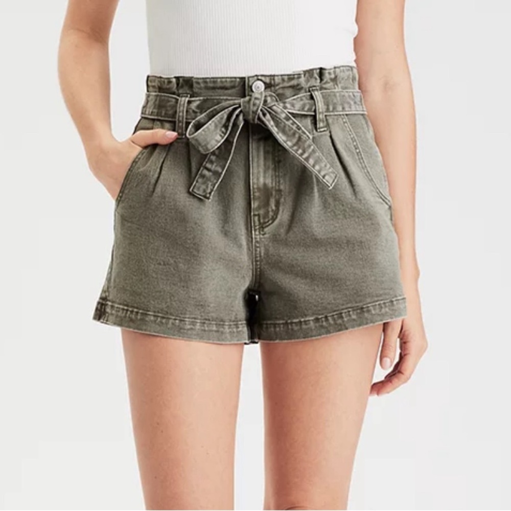AE Paperbag Mom Shorts